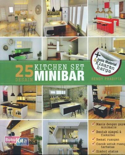Cover Buku 25 Desain Kitchen Set Minibar