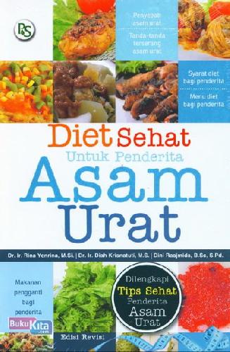 Cover Buku Diet Sehat Untuk Penderita Asam Urat Edisi Revisi
