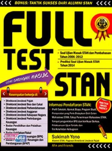 Cover Buku Full Test Ujian Saringan Masuk Stan