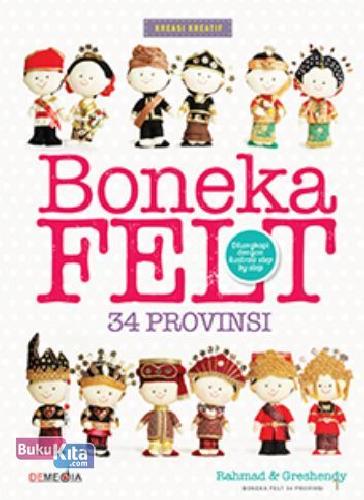 Cover Buku Boneka Felt 34 Provinsi