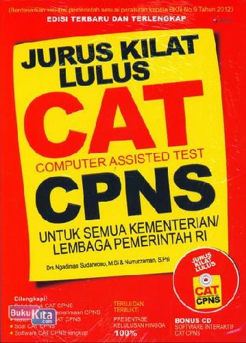 Cover Buku Jurus Kilat Lulus CAT CPNS Untuk Semua Kementerian/Lembaga Pemeritah RI