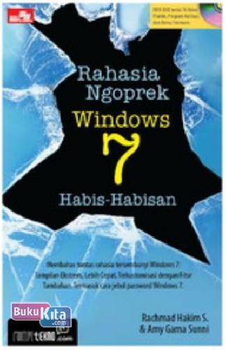 Cover Buku Rahasia Ngoprek Windows 7 Habis-habisan + DVD
