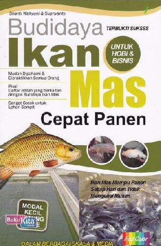 Cover Buku Budidaya Ikan Mas Cepat Panen
