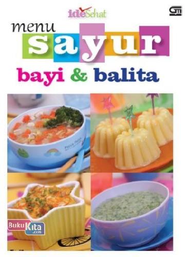 Cover Buku Menu Sayur Bayi & Balita