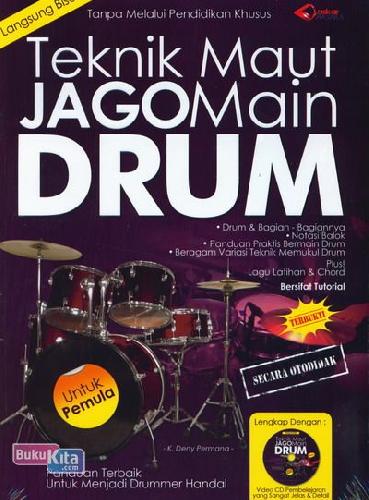 Cover Buku Teknik Maut Jago Main Drum