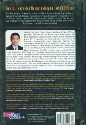Cover Belakang Buku Asmaul Husna For Success in Business & Life