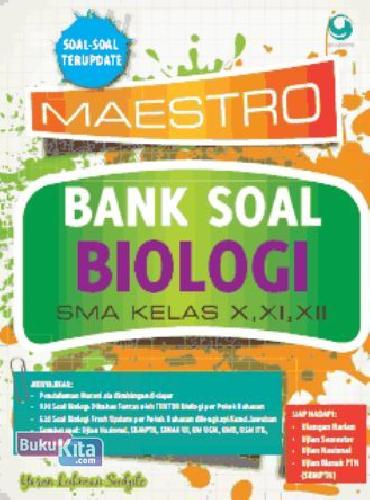 Cover Buku Maestro Bank Soal Biologi SMA