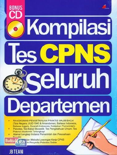 Cover Buku Kompilasi Tes CPNS Seluruh Departemen