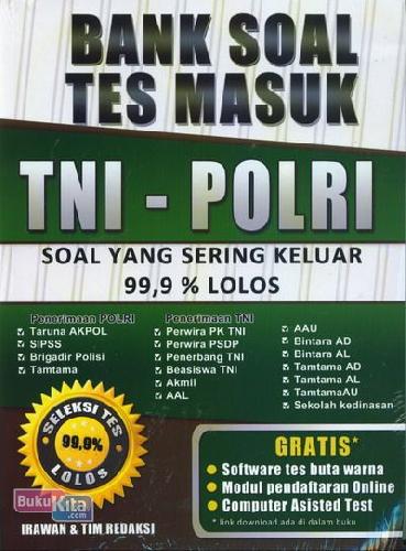 Cover Buku Bank Soal Tes Masuk TNI-POLRI