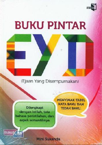 Cover Buku Buku Pintar EYD (Ejaan Yang Disempurnakan)