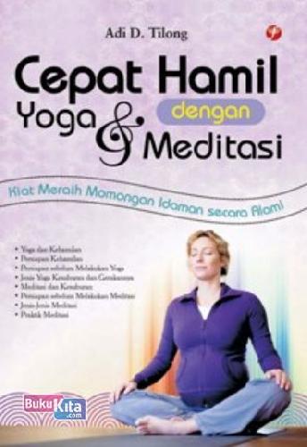 Cover Buku Cepat Hamil Dengan Yoga dan Meditasi