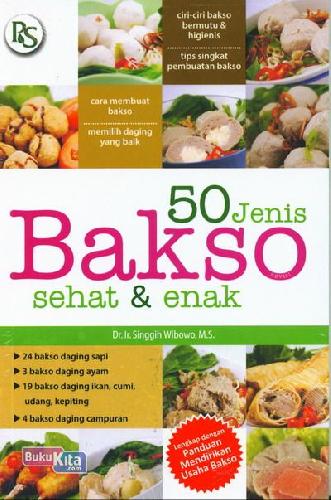 Cover Buku 50 Jenis Bakso Sehat dan Enak Food Lovers