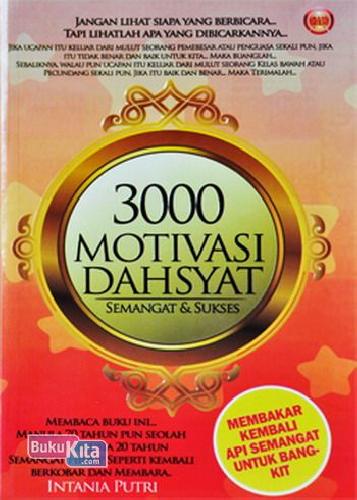 Cover Buku 3000 Motivasi Dahsyat Semangat & Sukses