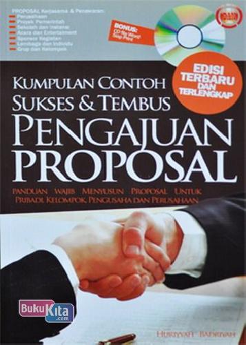 Cover Buku Kumpulan Contoh Sukses & Tembus Pengajuan Proposal