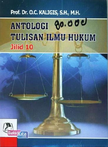 Cover Buku Antologi Tulisan Ilmu Hukum Jilid 10
