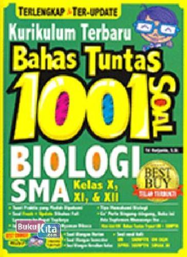 Cover Buku Kurikulum Terbaru Bahas Tuntas 1001 Soal Biologi SMA