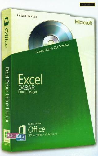 Cover Buku Excel Dasar Untuk Pelajar