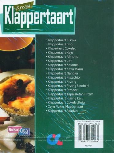 Cover Belakang Buku Kreasi Klappertaart