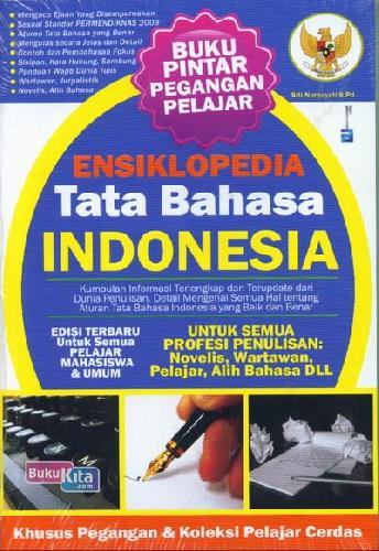 Cover Depan Buku Ensiklopedia Tata Bahasa Indonesia