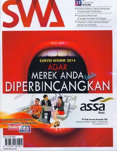 Cover Buku Majalah SWA Sembada No. 12 | 5 - 18 Juni 2014