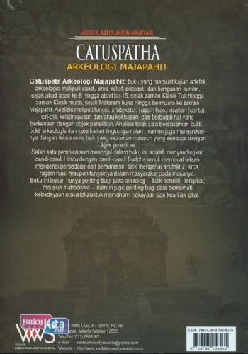 Cover Belakang Buku Catuspatha Arkeologi Majapahit