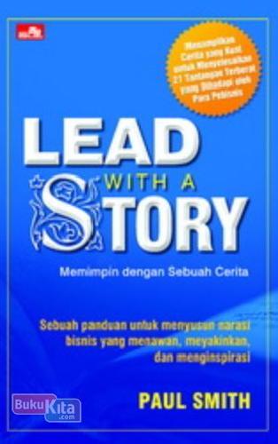 Cover Buku Lead With A Story