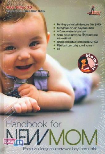 Cover Buku Handbook For New Mom - Panduan Lengkap Merawat Bayi Baru Lahir