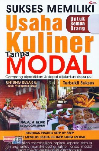 Cover Buku Sukses Memiliki Usaha Kuliner Tanpa Modal