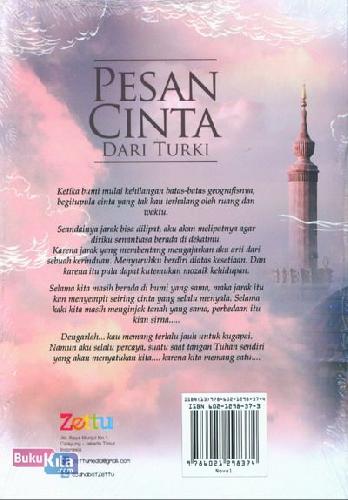 Cover Belakang Buku Pesan Cinta Dari Turki