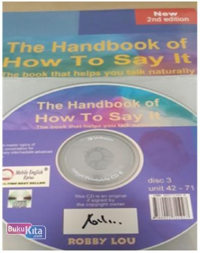 Cover Buku The Handbook of How To Say It + CDs (3 CD)