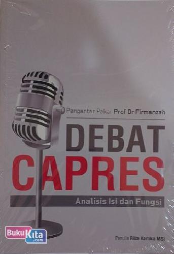 Cover Buku Debat Capres