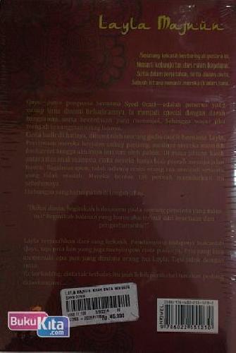 Cover Belakang Buku Lalya Majnun