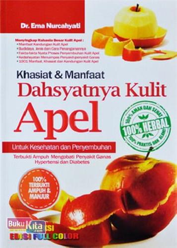 Cover Buku Khasiat & Manfaat Dahsyatnya Kulit Apel