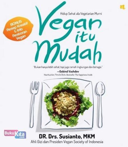 Cover Buku Vegan Itu Mudah