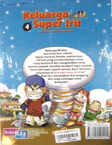 Cover Belakang Buku Keluarga Super Irit 4 : 100 Kiat Hemat Menjadi Kaya