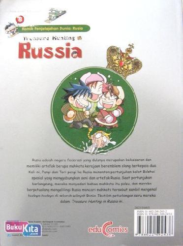 Cover Belakang Buku Komik Penjelajahan Dunia 8 : Rusia (Treasure Hunting in Russia) 