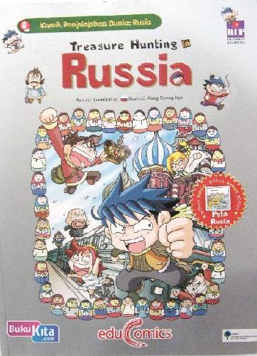 Cover Buku Komik Penjelajahan Dunia 8 : Rusia (Treasure Hunting in Russia) 