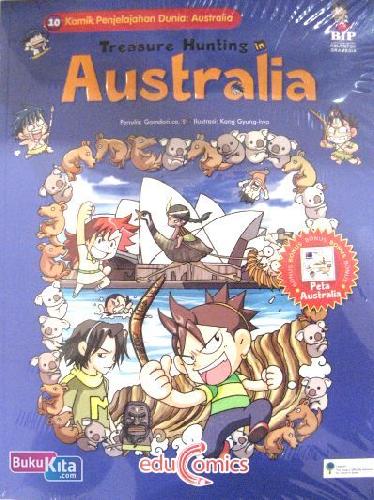 Cover Buku Komik Penjelajahan Dunia 10 : Australia (Treasure Hunting in Australia) 