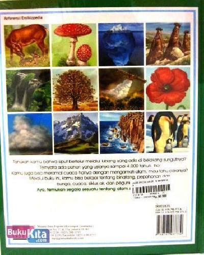 Cover Belakang Buku Ensiklopedia Junior: Alam Sekitar (Hard Cover)