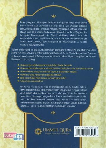 Cover Belakang Buku Ensiklopedi Shalat (Kumpulan Karya Ulama Terkemuka)