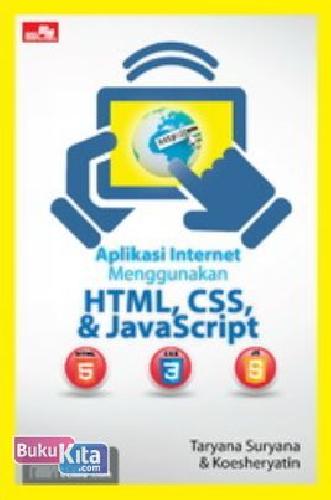 Cover Buku Aplikasi Internet Menggunakan Html, Css, & Javascript
