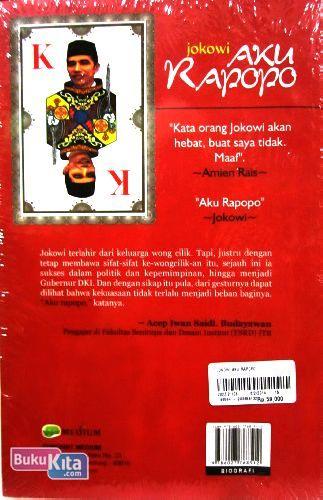 Cover Belakang Buku Jokowi Aku Rapopo