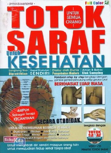Cover Buku Totok Saraf Untuk Kesehatan (Full Color)