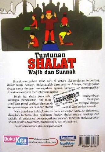 Cover Belakang Buku Tuntunan Shalat Wajib dan Sunnah