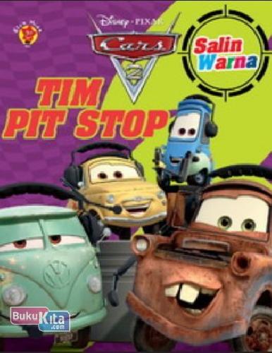 Cover Buku Salin Warna Cars 2: Tim Pit Stop