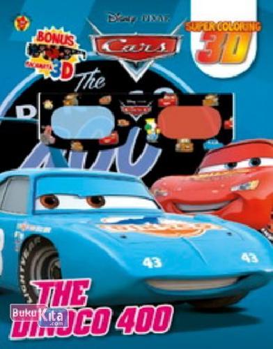 Cover Buku 3d Coloring Cars - The Dinoco 400