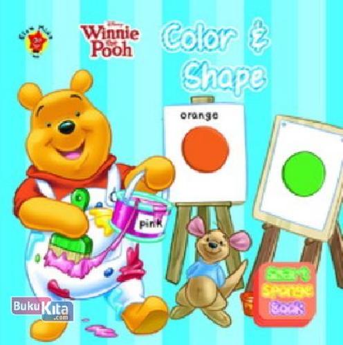 Cover Buku Smart Sponge Book Pooh: Color dan Shapes