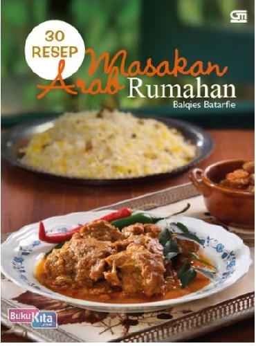Cover Buku 30 Resep Masakan Arab Rumahan