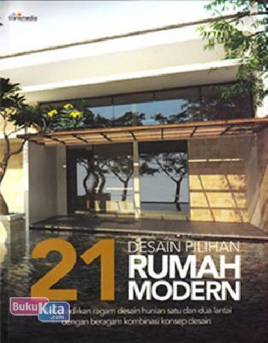 Cover Buku 21 Desain Pilihan Rumah Modern