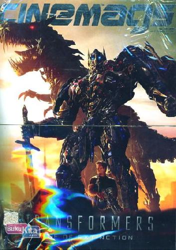 Cover Buku Majalah Cinemags 180th edition Transformers: Age of Extinction